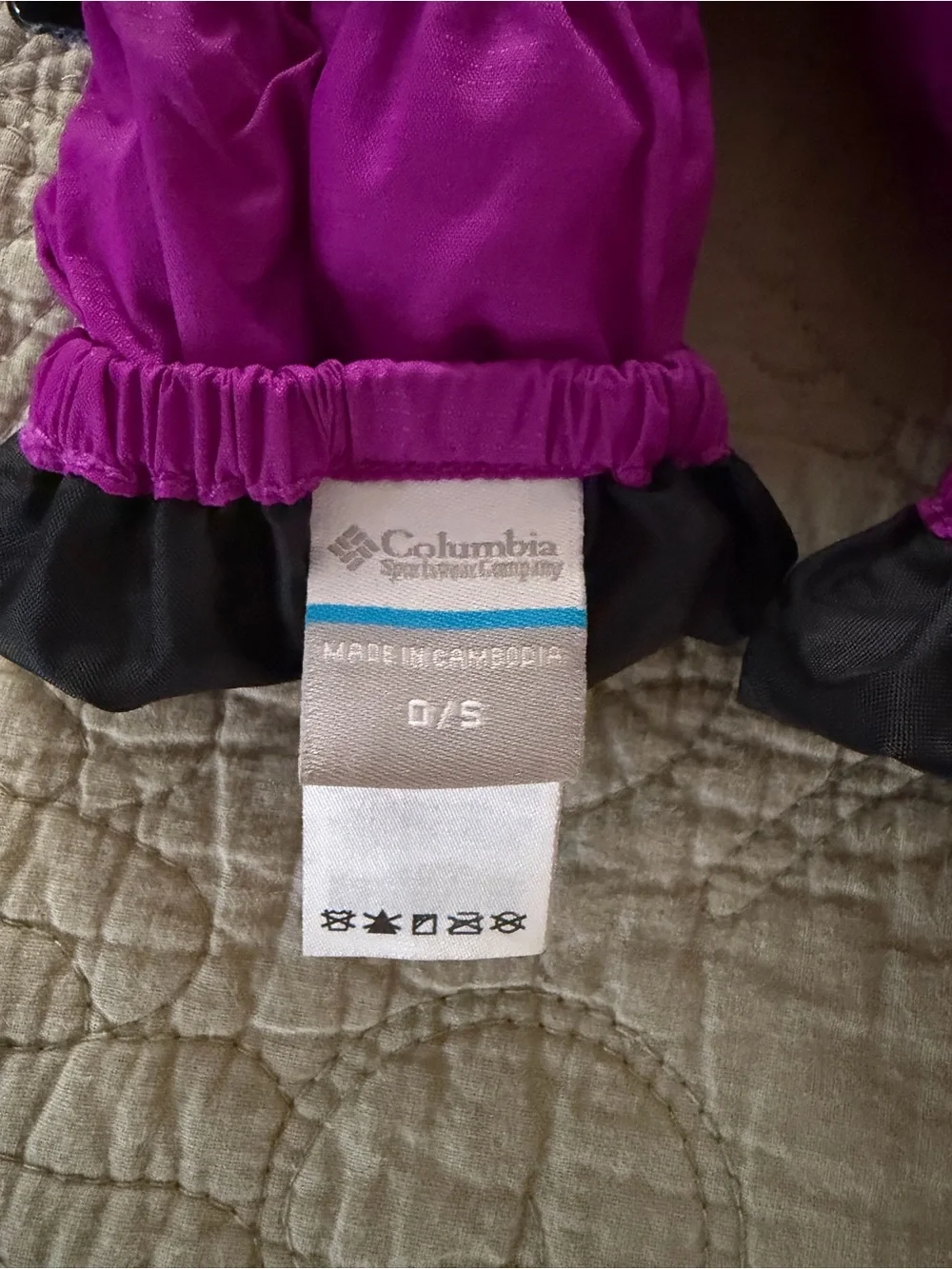 Columbia Purple Kids Winter Mittens
